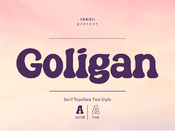 Goligan font