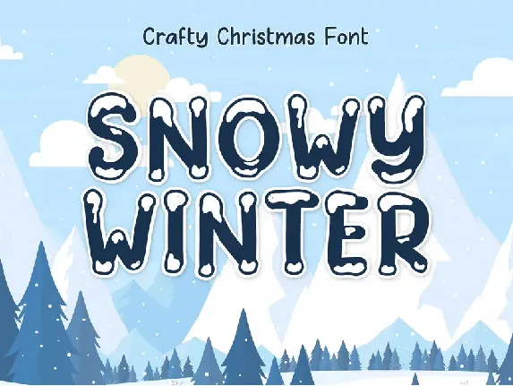 Snowy Winter font