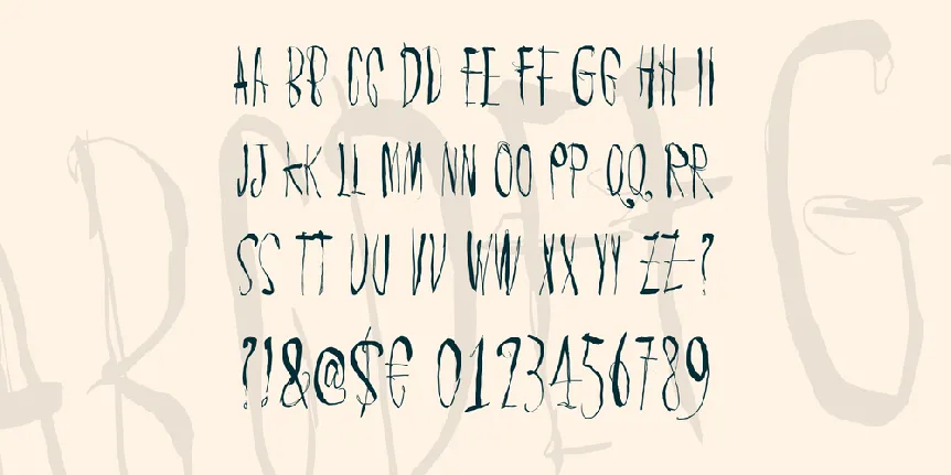 Chic chak zubra font