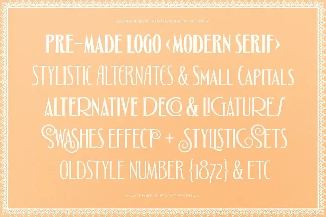 Alathena Family font