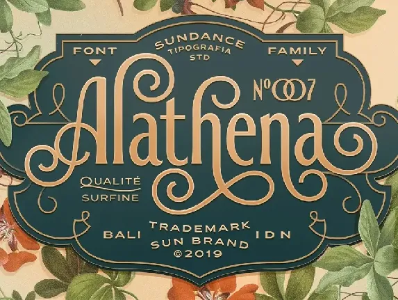 Alathena Family font