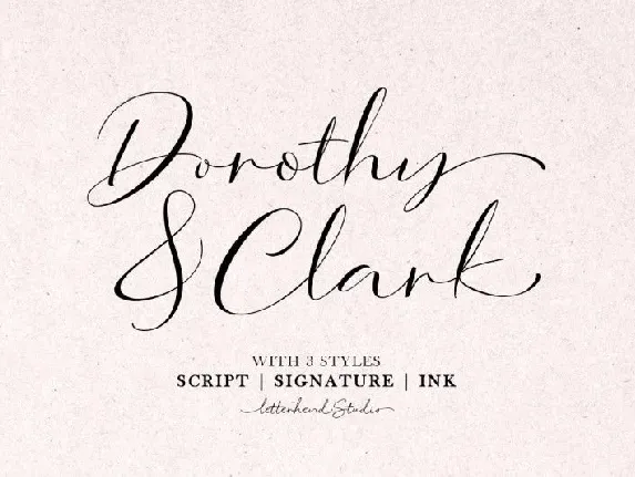 Dorothy Clark Script font