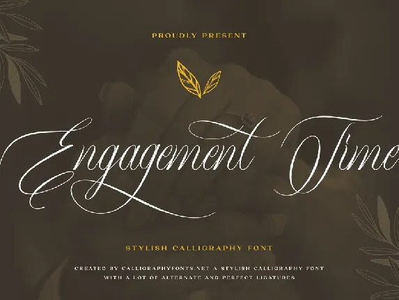 Engagement Time font