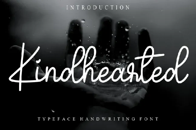 Kindhearted Handwritten font