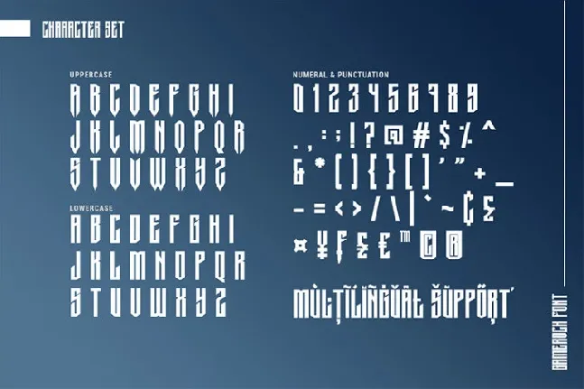 Gamerock font