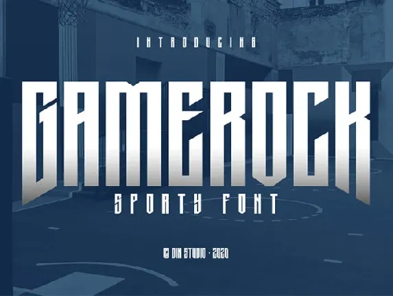 Gamerock font