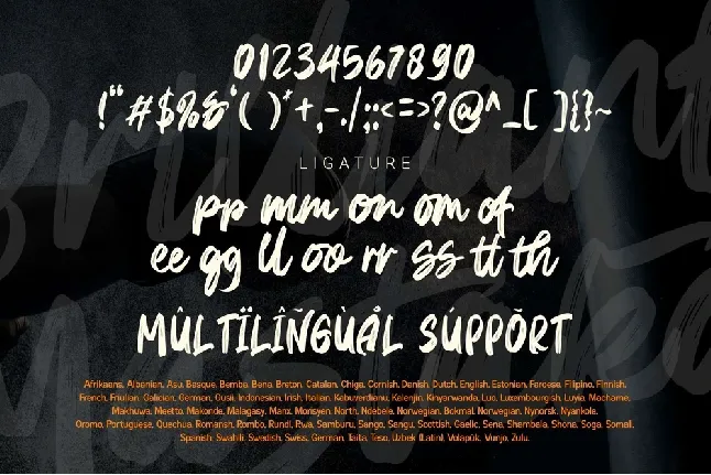 Brilliant Mastaka font