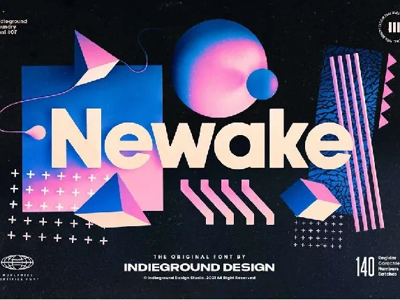 Newake font