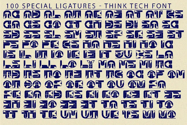 Think Tech Demo font