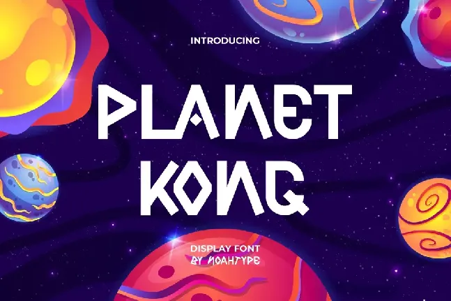 Planet Kong Demo font