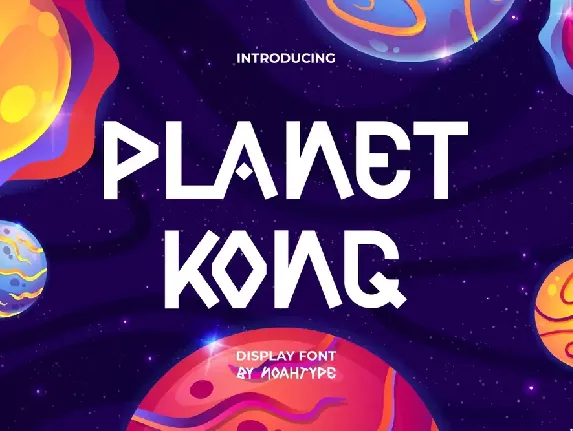 Planet Kong Demo font