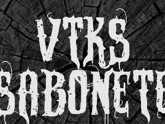 VTKS SABONETE font