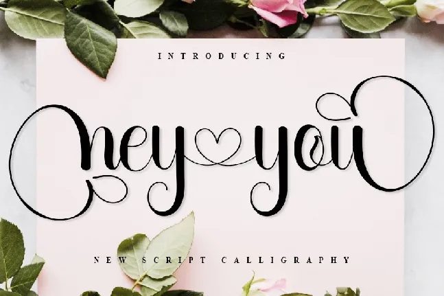 Hey You Typeface font