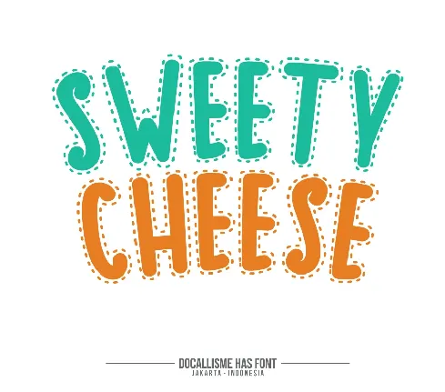 Sweety Cheese Free Download font