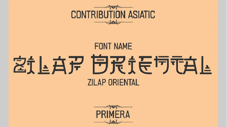 PRIMERA font