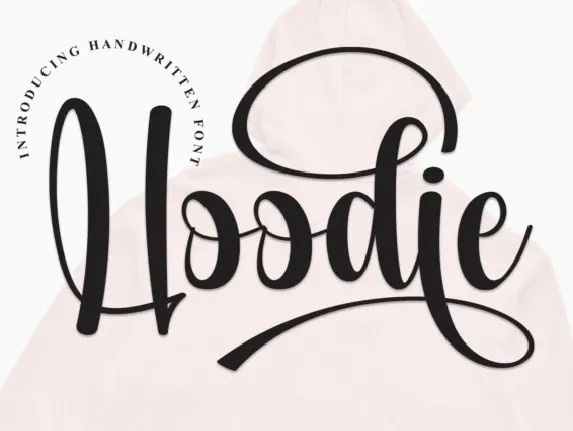 Hoodie Script font