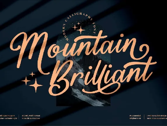 Mountain Brilliant font