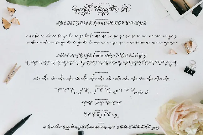 Kitahara Script font