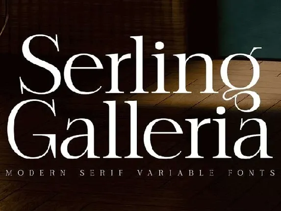 Serling Galleria font