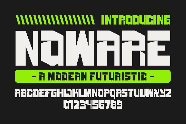 NOWARE font