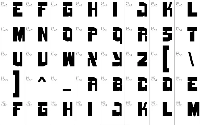 NOWARE font