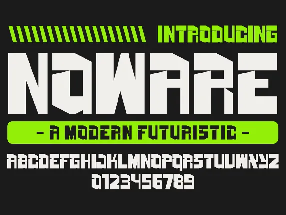 NOWARE font