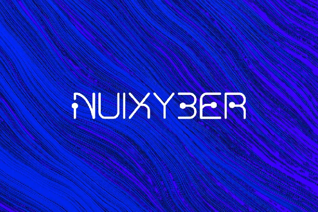 Nuixyber font