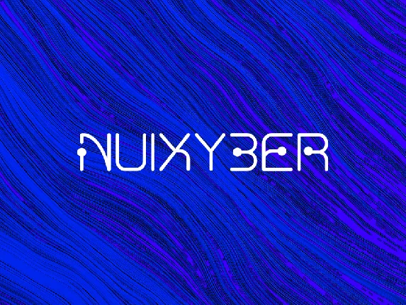 Nuixyber font