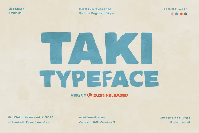 TAKI font