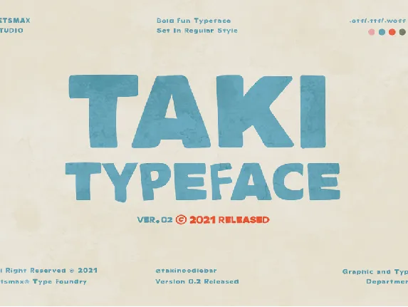 TAKI font