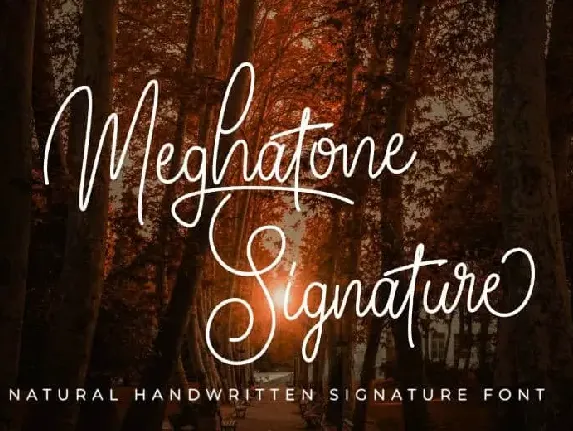 Meghatone Handwritten font