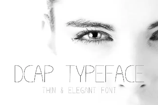 Dcap Typeface font