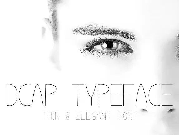 Dcap Typeface font