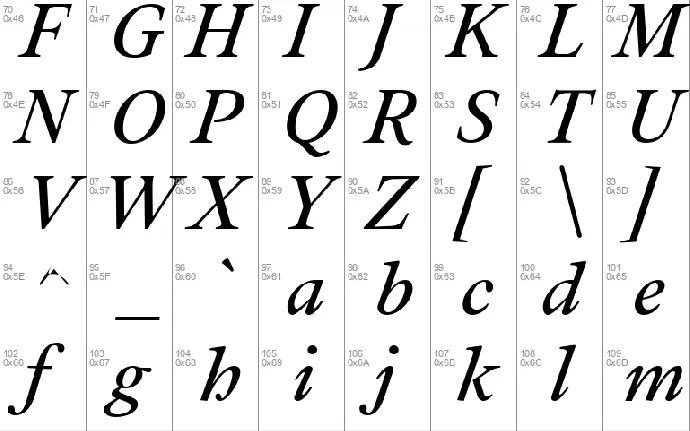 Quilty font