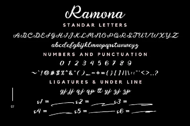 Ramona font