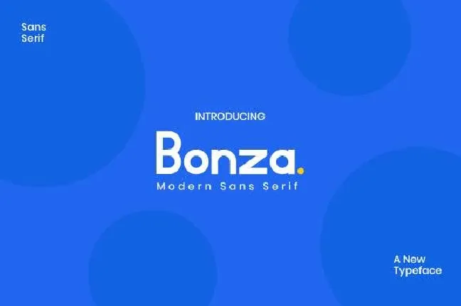 Bonza font