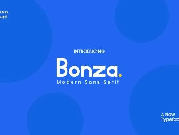 Bonza font