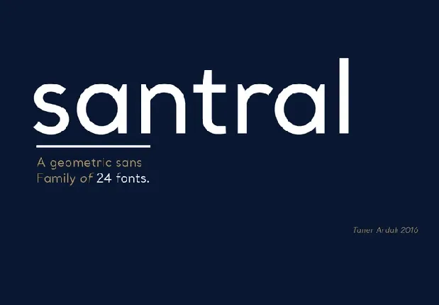 Santral font