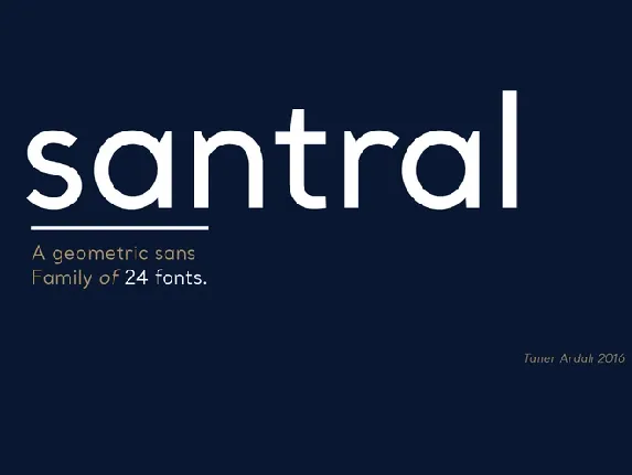 Santral font