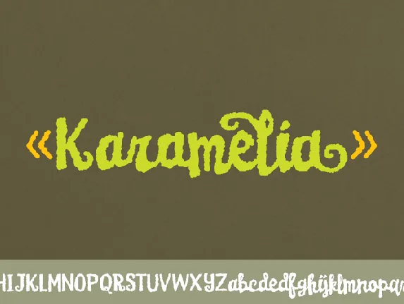 Karamelia DEMO font