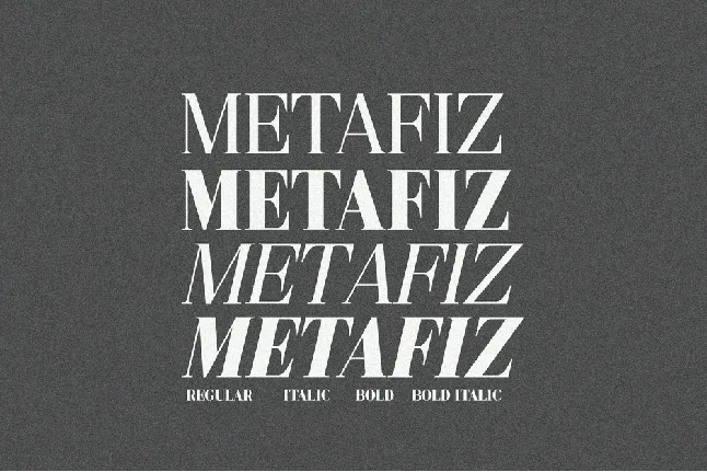 Metafiz font