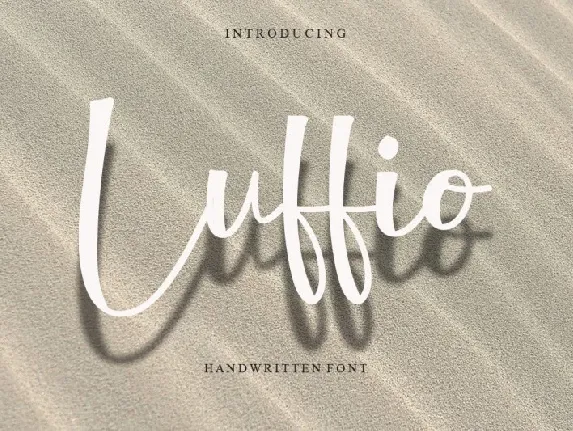 Luffio font