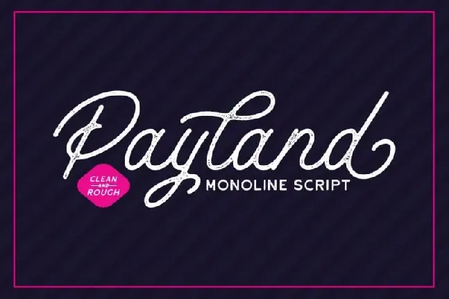 Payland Script font