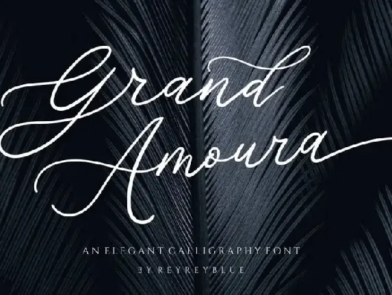 Grand Amoura Handwritten font