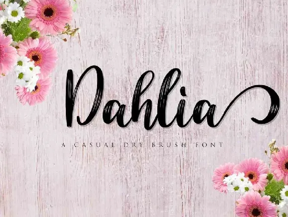 Dahlia Free Download font