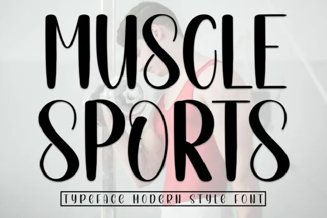 Muscle Sports Display font