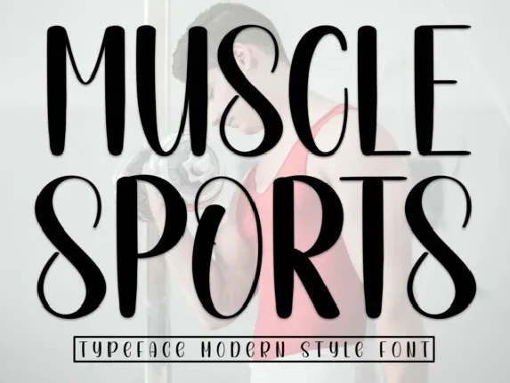 Muscle Sports Display font