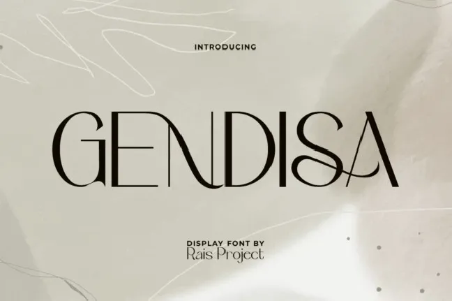 Gendisa font