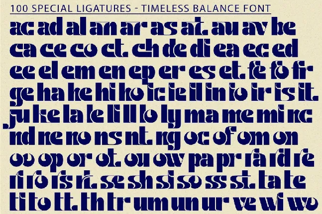 Timeless Balance Demo font