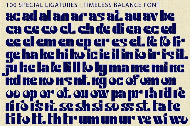 Timeless Balance Demo font